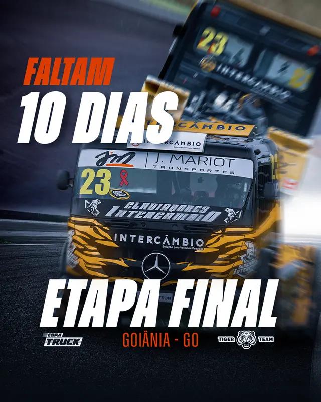 Countdown 'faltam 10 dias' para a etapa final em Goiânia — GO