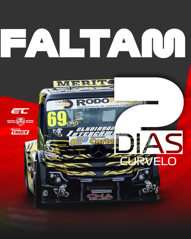 Countdown de etapa em Curvelo