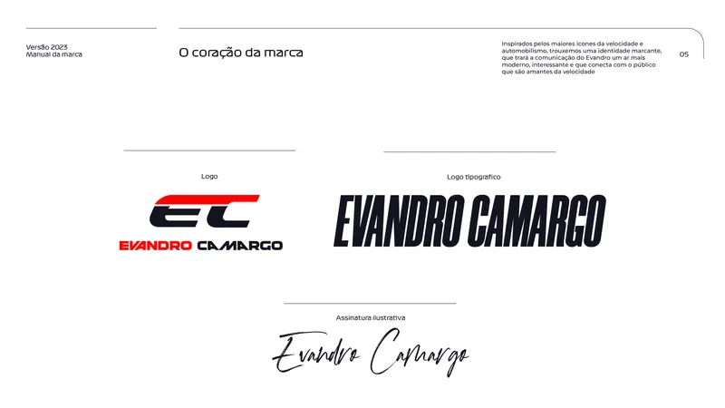 Identidade Evandro Camargo — aplicação 5