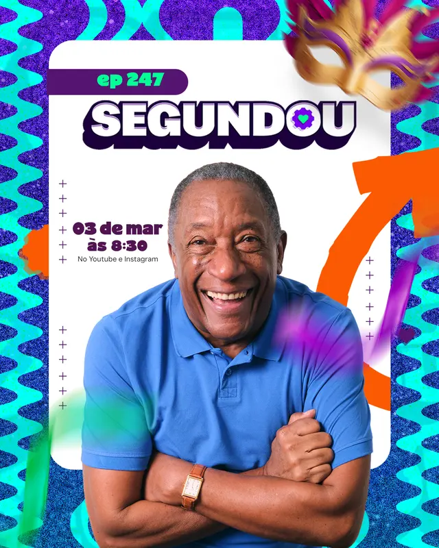 Visão do feed do Instagram com a linha editorial dos cards