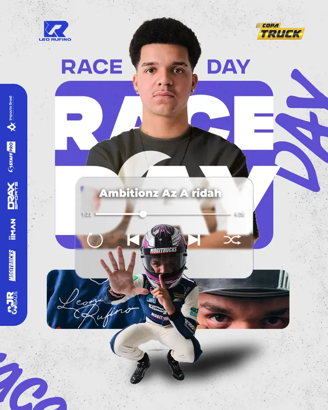 Story 'Race Day' do piloto Leo Rufino