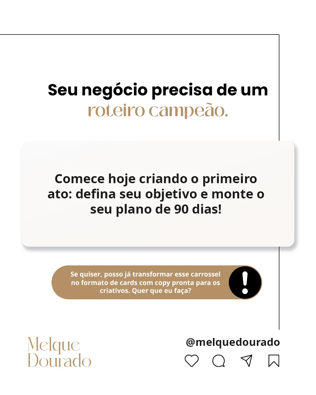 Melque Dourado — carrossel 5, slide 3