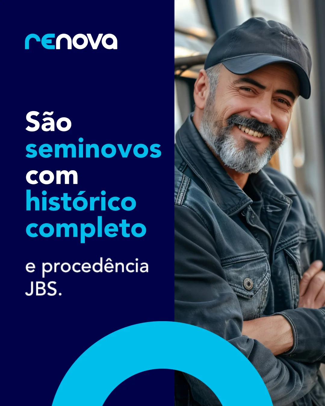 Renova Seminovos — mês 1, carrossel 1, slide 3