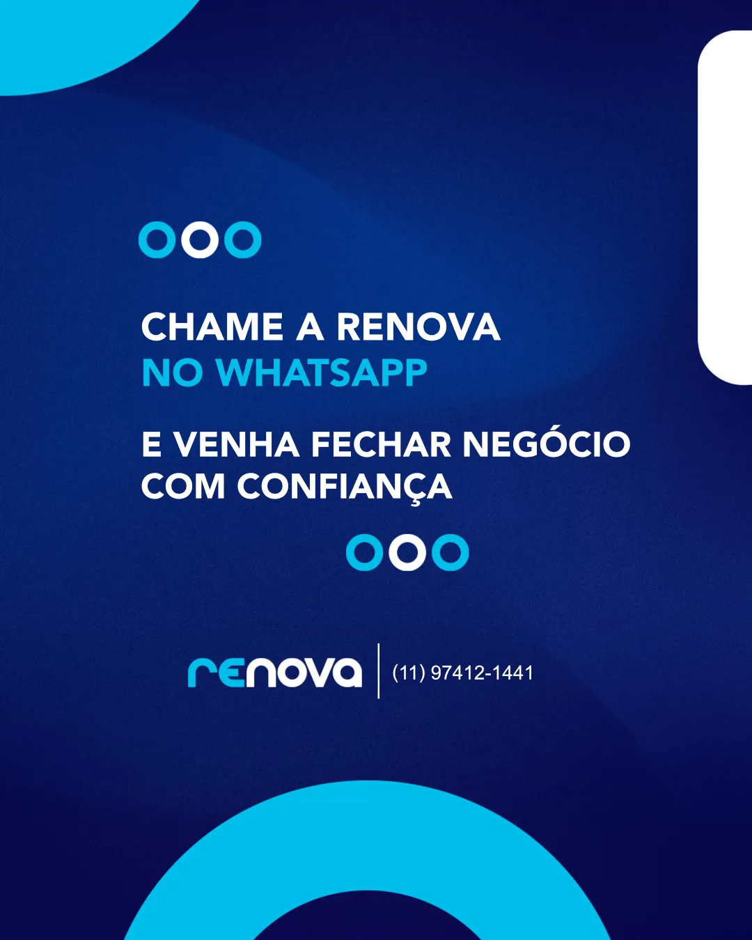 Renova Seminovos — mês 1, carrossel 3, slide 5