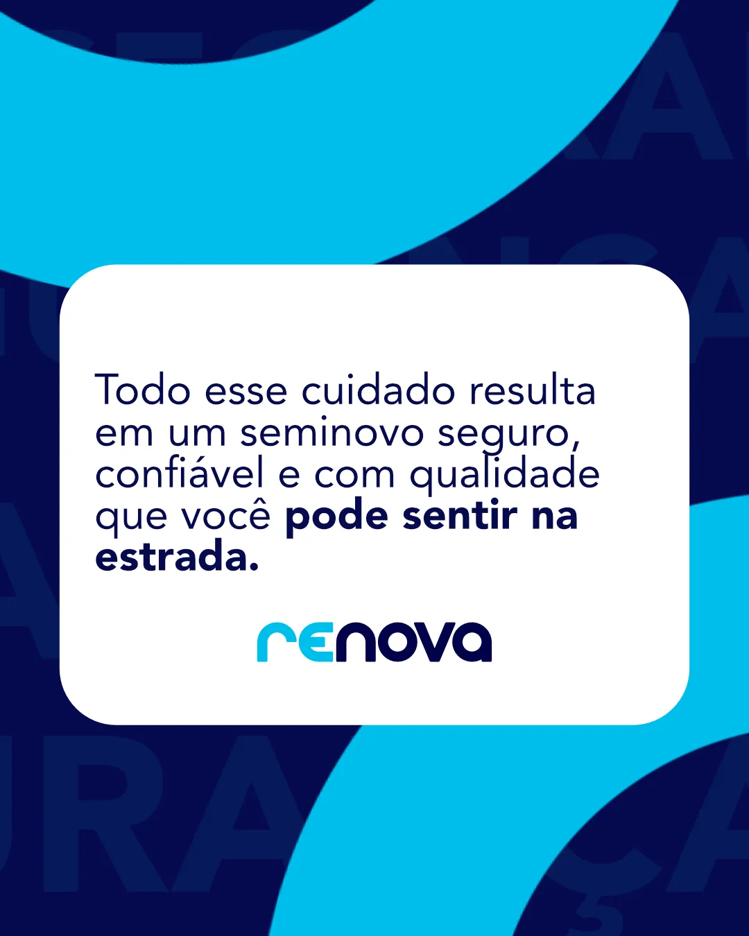 Renova Seminovos — mês 1, carrossel 4, slide 4