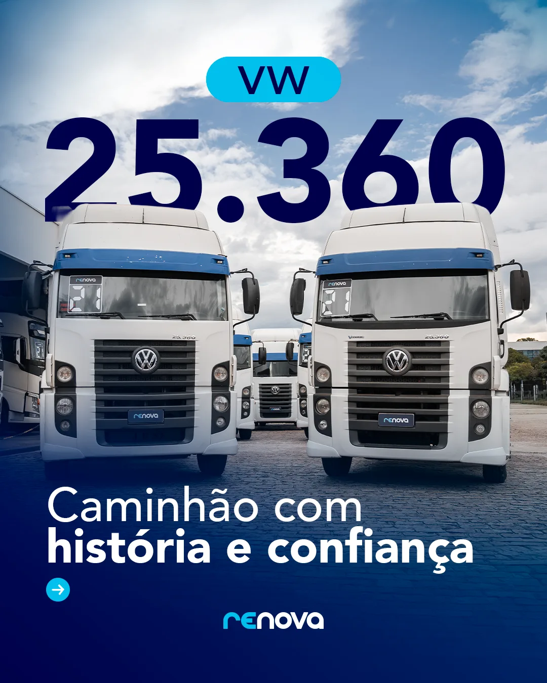 Renova Seminovos — mês 2, carrossel 2, slide 1