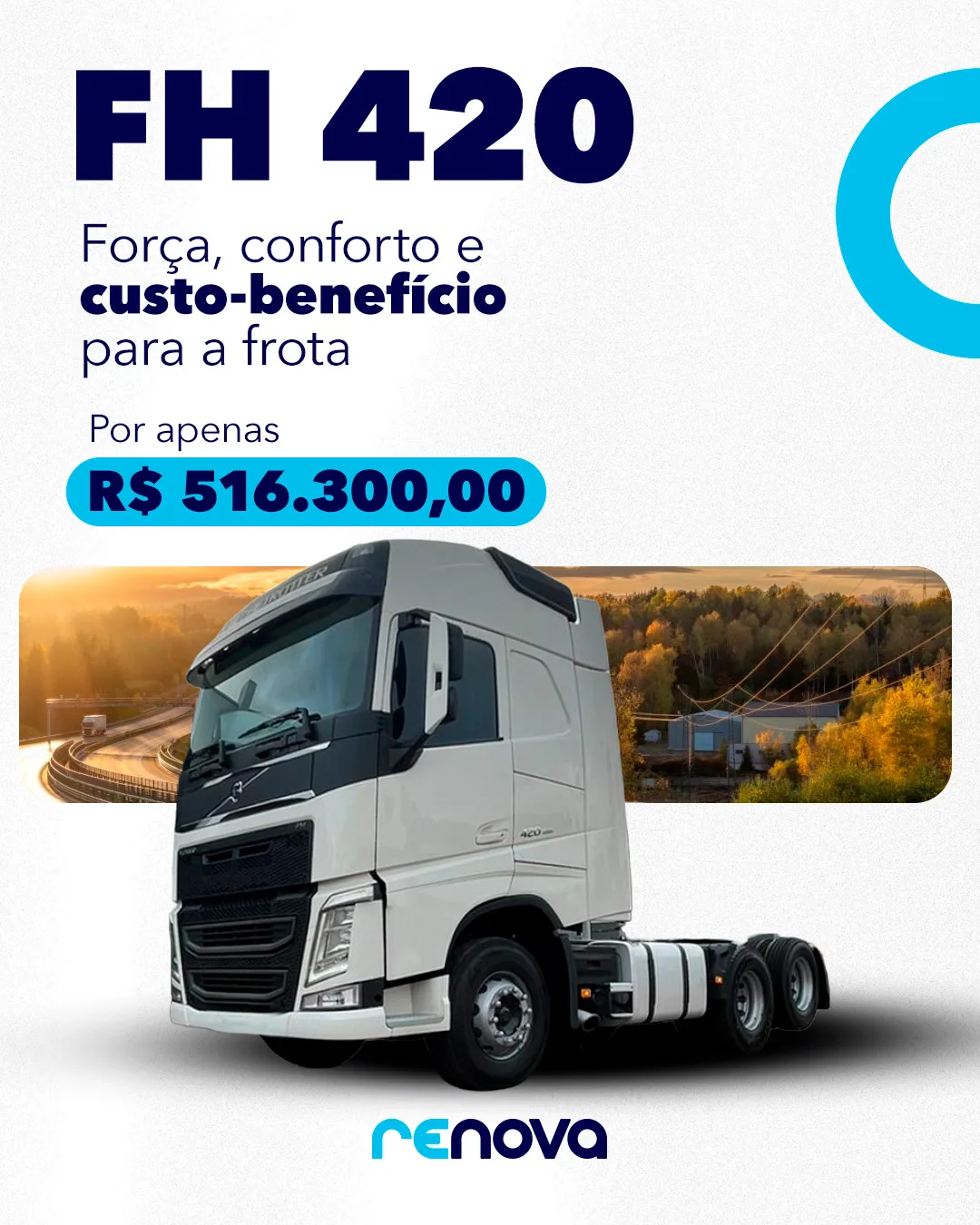 Renova Seminovos — mês 3, carrossel 1, slide 3
