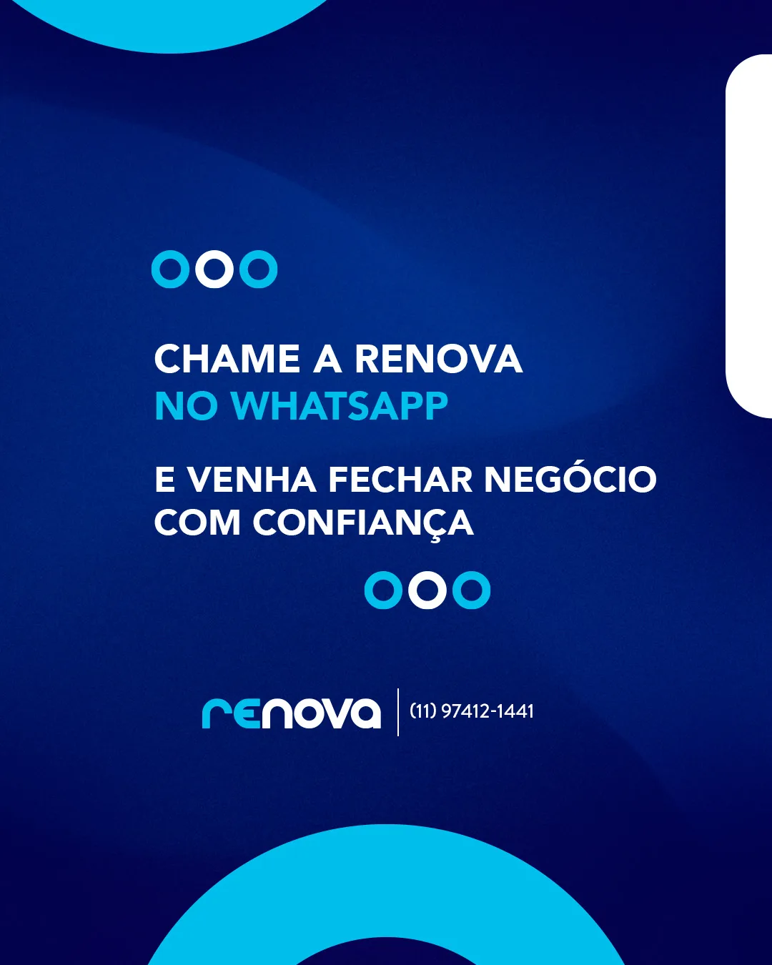 Renova Seminovos — mês 3, carrossel 2, slide 4