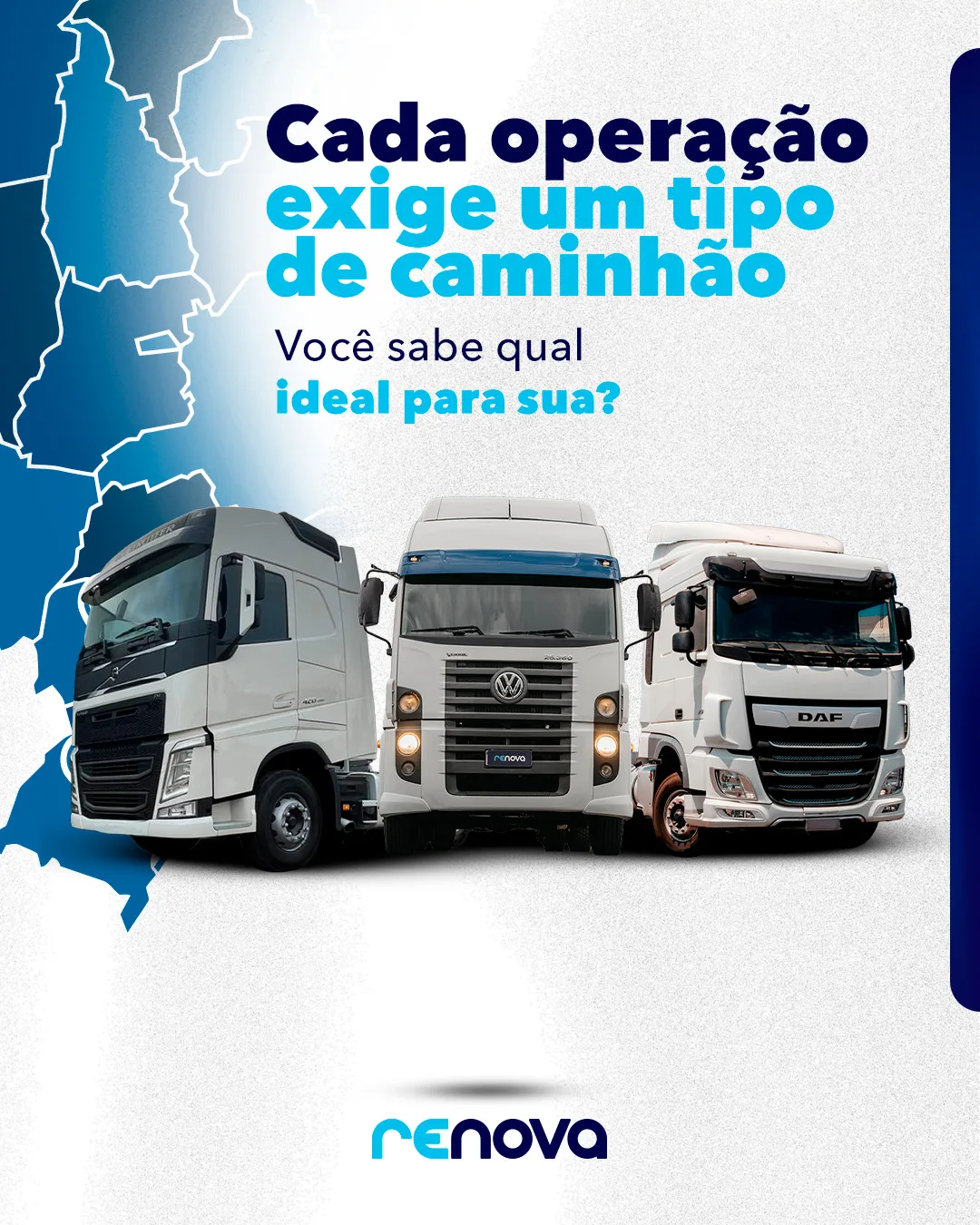 Renova Seminovos — mês 3, carrossel 4, slide 1