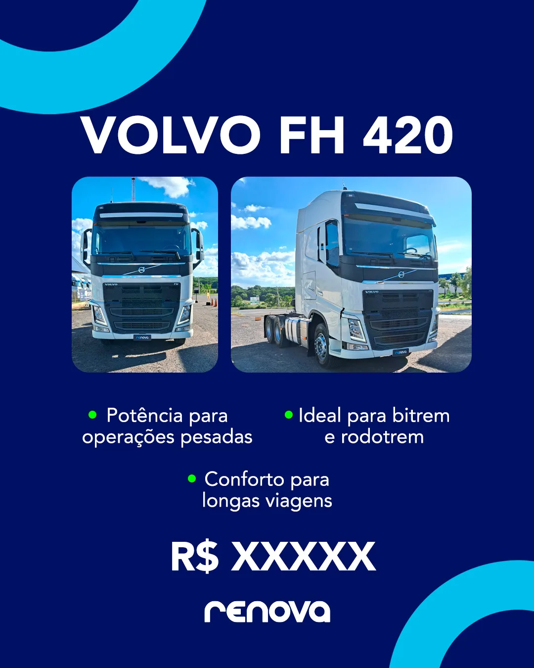 Renova Seminovos — mês 4, carrossel 1, slide 1